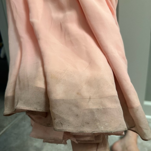 FAVIANA GLAMOUR S7577 Pink Gown/Dress with train and embellishments - Picture 10 of 14